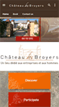 Mobile Screenshot of chateaudesbroyers.fr